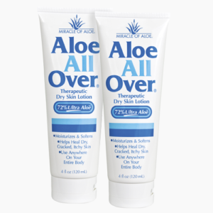 Aloe All Over Dry Skin Lotion 2-Pack 4 ounce Tubes